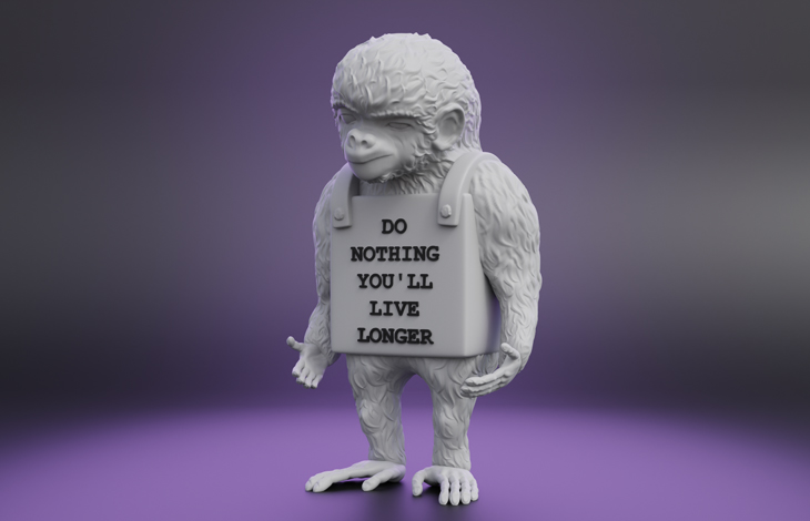 Banksy Inspired Monkey
